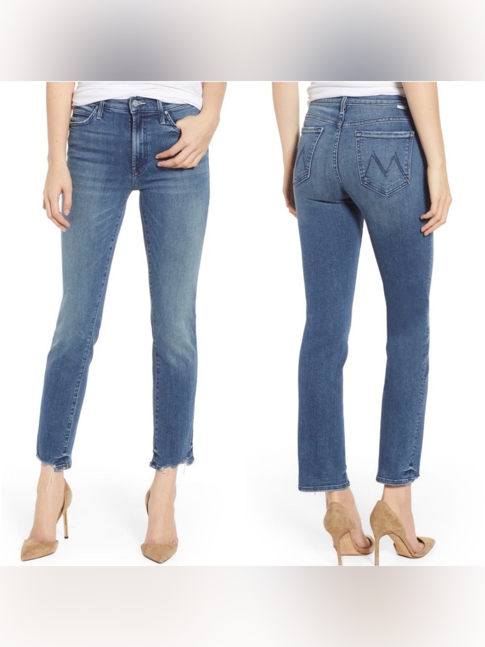 Mother The Rascal Ankle Chew Jeans Size 26